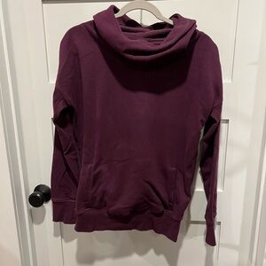 ZYIA Purple Boxy Long Sleeve Hoodie